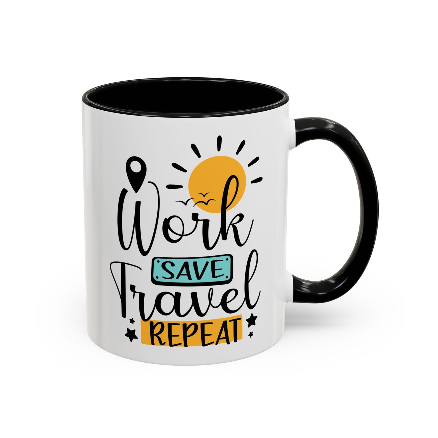 Adventure Mug - Work Save Travel Repeat