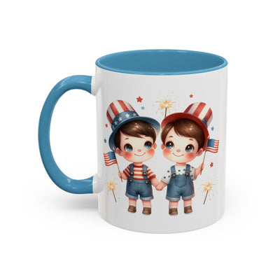 4th of July - American Boys Flags 2