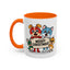 Christmas Mug - Merry Christmas Black Text Mouse Dog Cat Bird