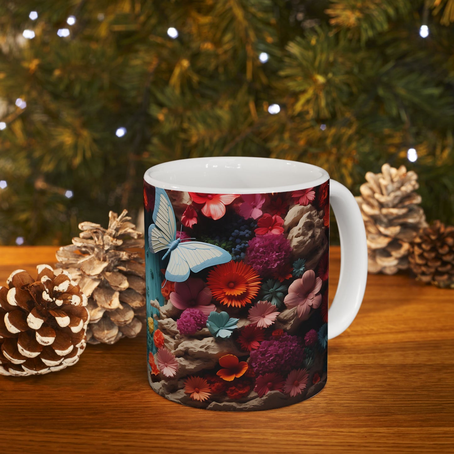 Artistic Mug - Colorful Butterflies 5