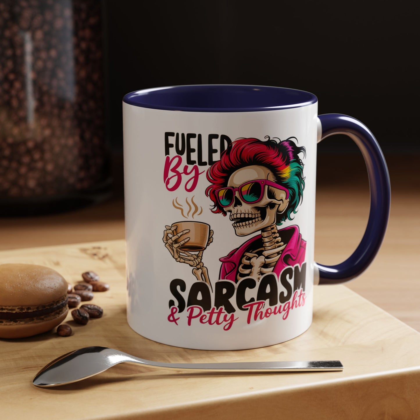 Humor Mug - Fueled by Sarcasm & Petty Thoughts