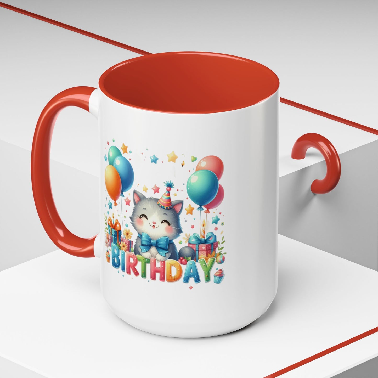 Birthday Mug - Birthday Kitty