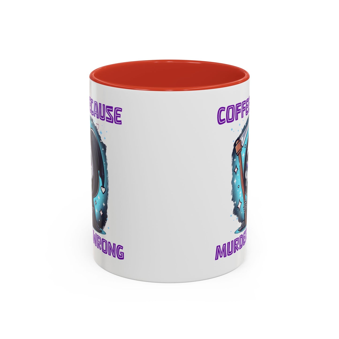 Humor Mug - Coffee Because Murder is Wrong