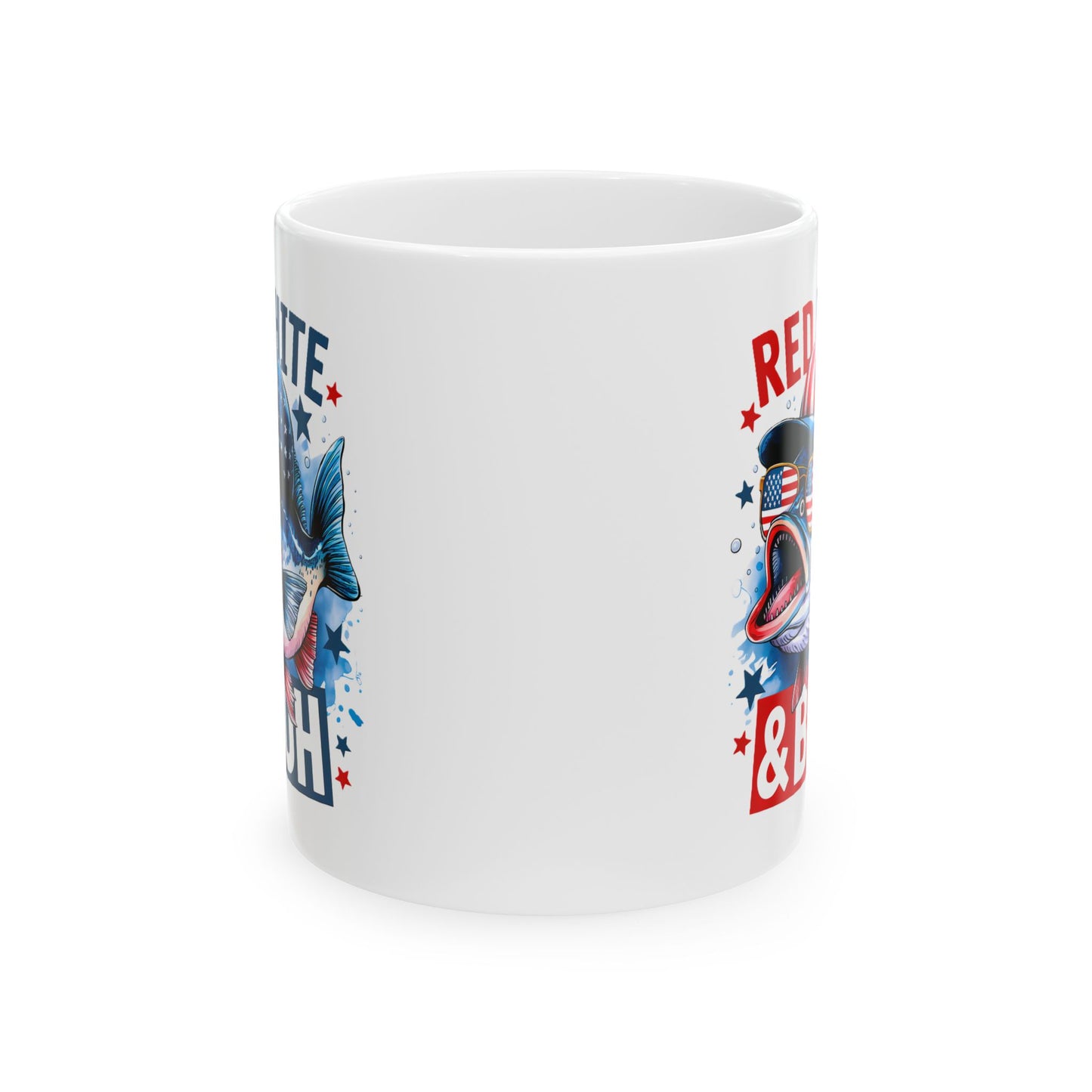 4th of July Mug - Red White & Bruh