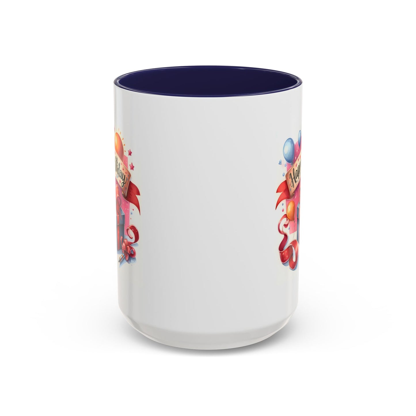 Birthday Mug - Present Pen Balloons