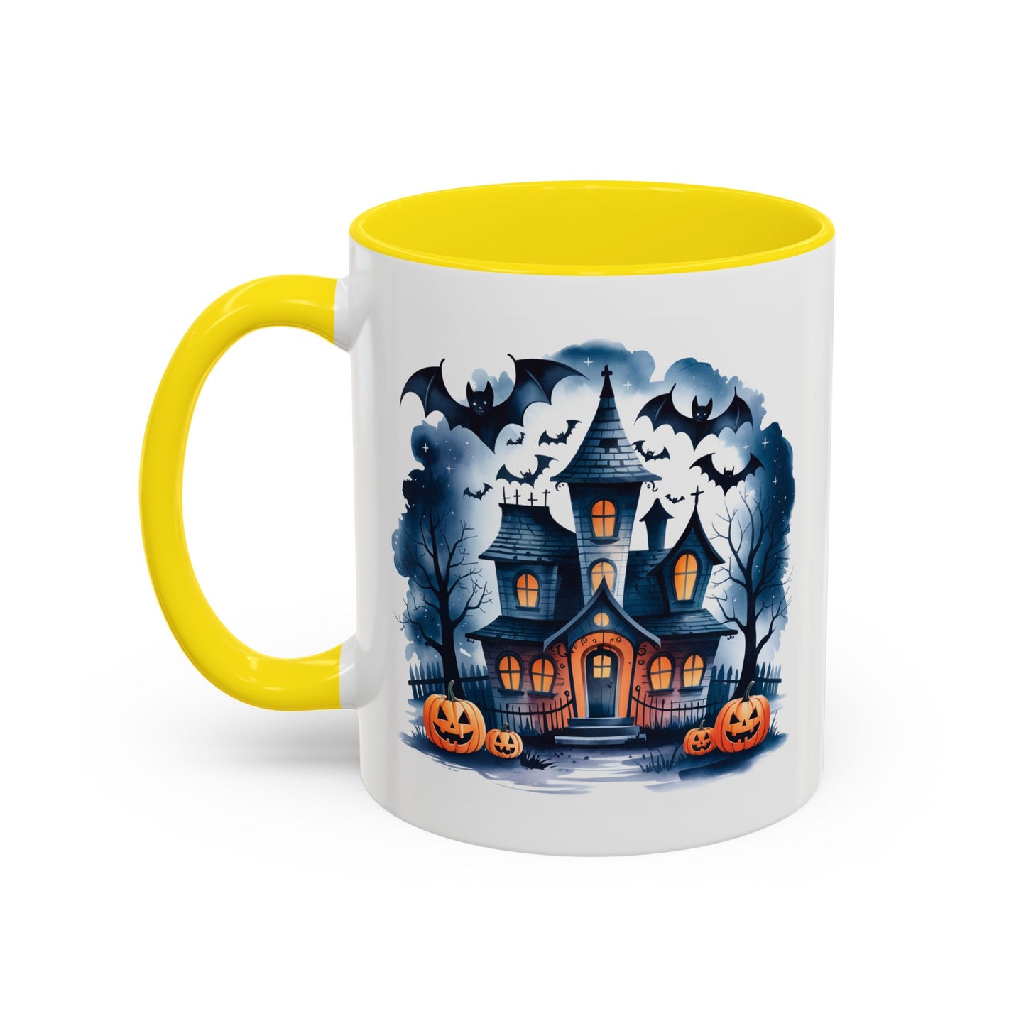 Halloween Mug - Bat Ghost House