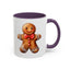 Christmas Mug - Gingerbread Man Red Bow