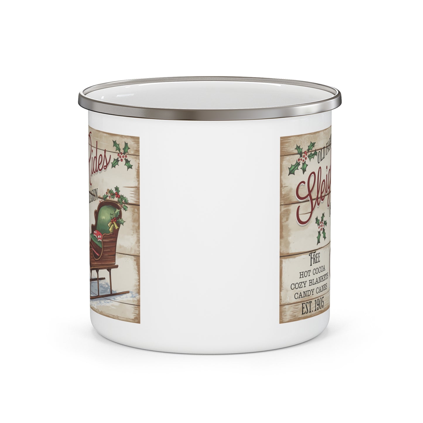Christmas Mug - Old Fashioned Sleigh Rides