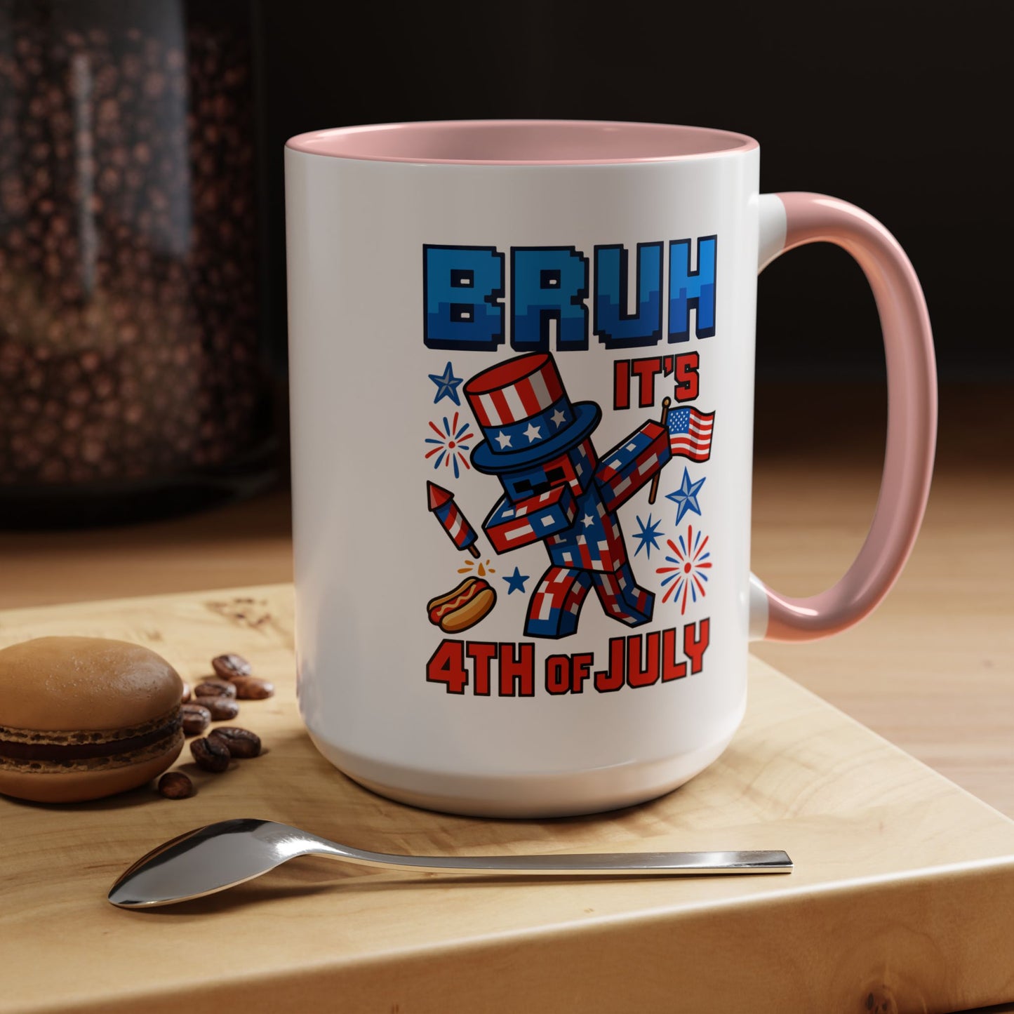 4th of July Mug - Bruh It's 4th of July