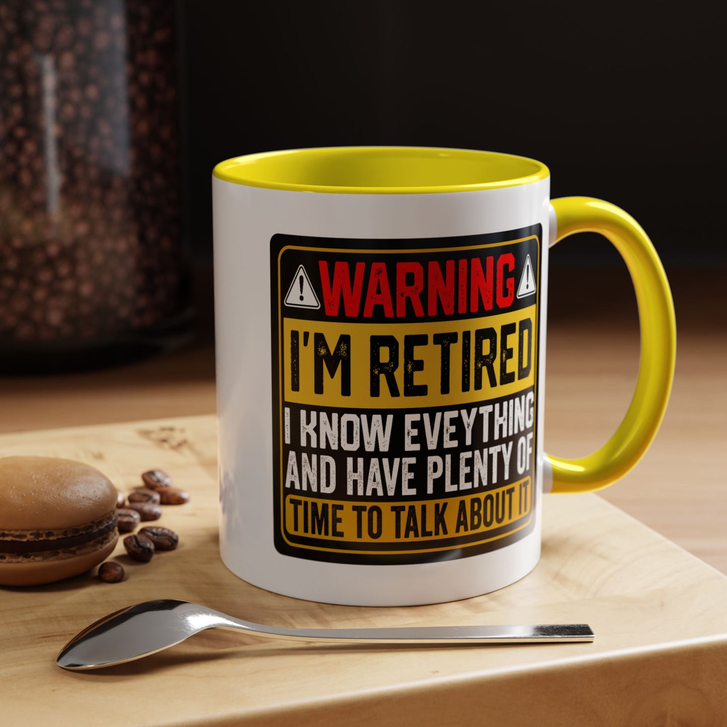 Office Mug - Warning I'm Retired