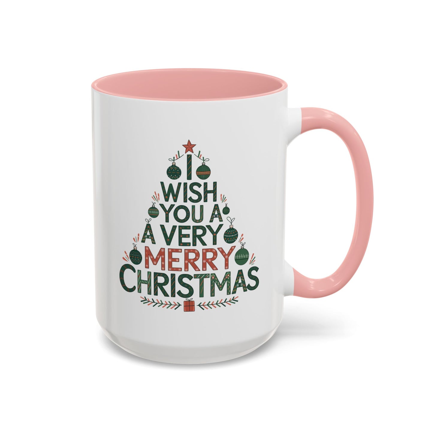 Christmas Mug - I Wish You a Merry Christmas Tree