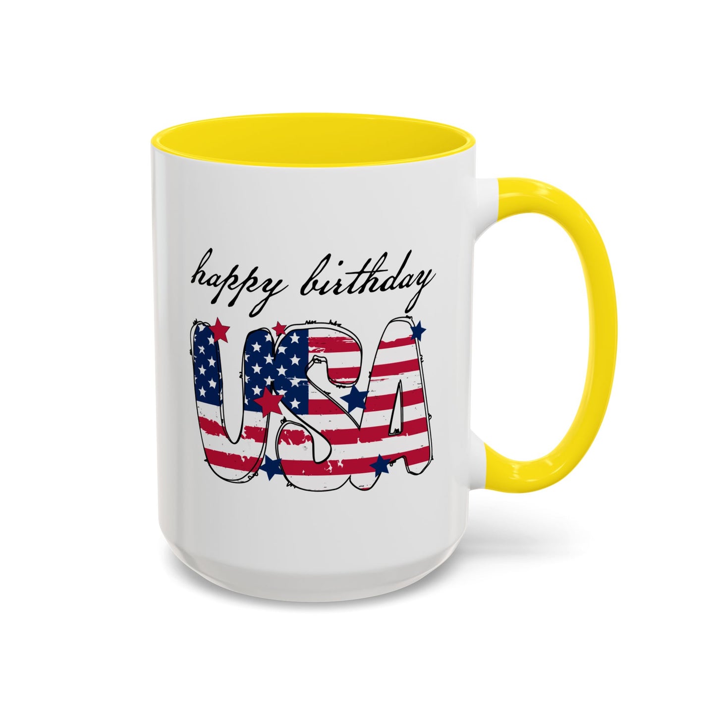4th of July Mug - Happy Birthday USA