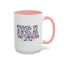 4th of July Mug - USA EST 1776 Floral