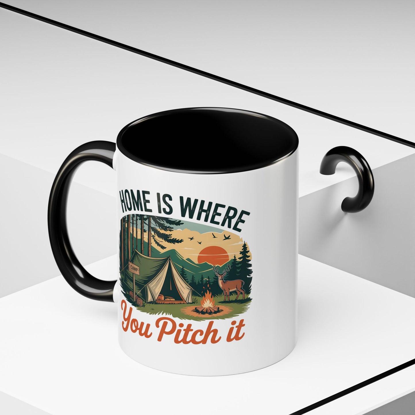 Adventure Mug - Home Is Where You Pitch It