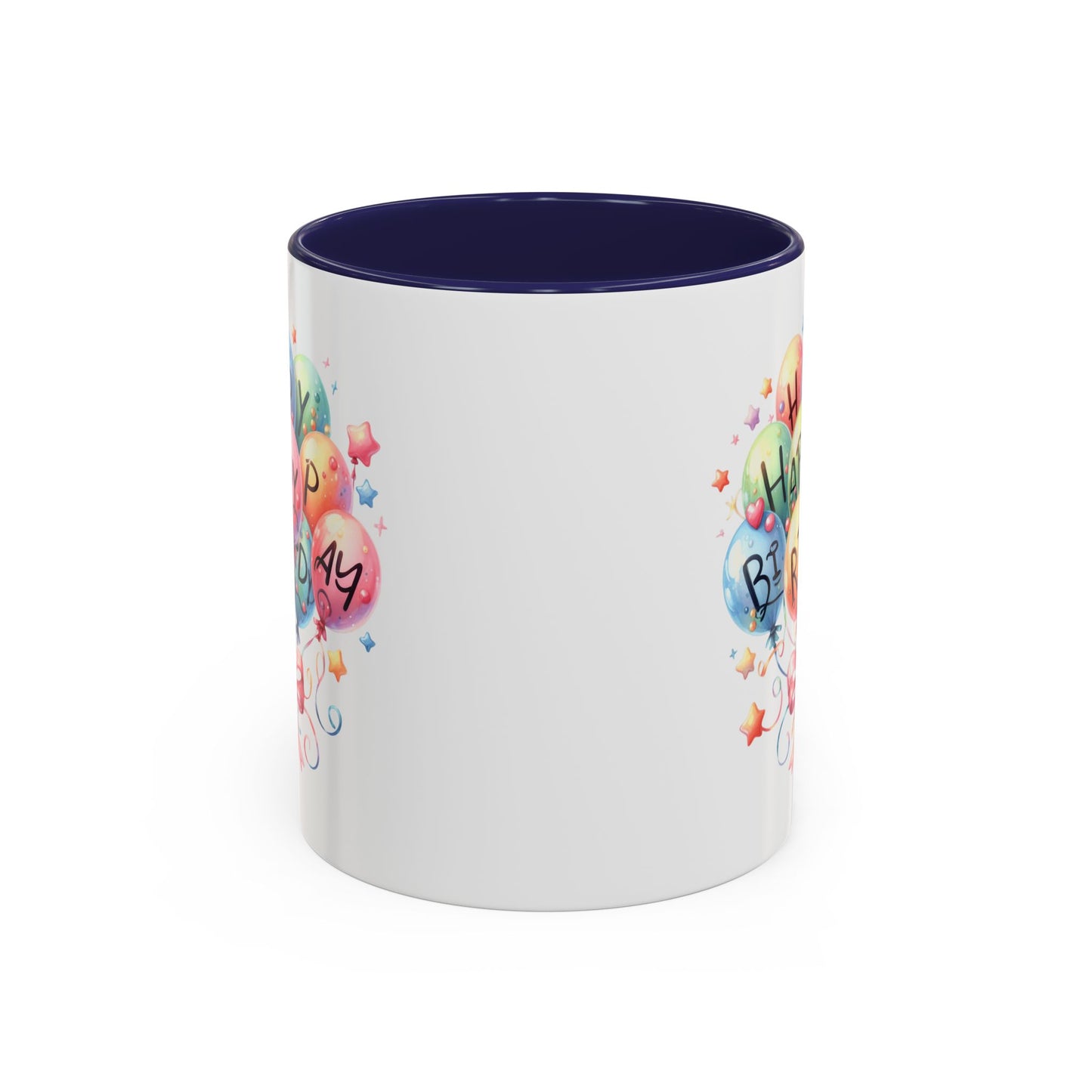 Birthday Mug - Happy Birthday Balloons