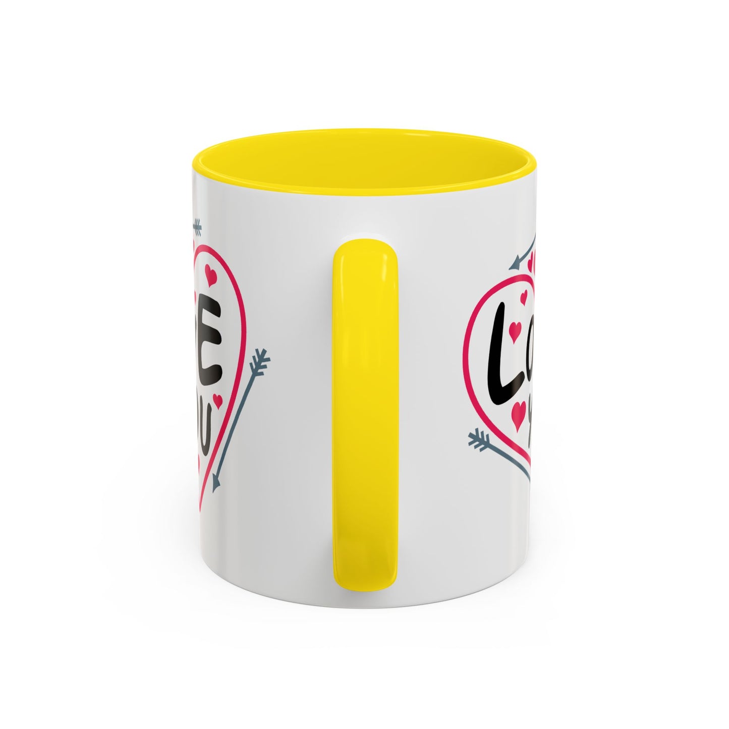 Valentine's Day Mug - Love You Heart Arrows