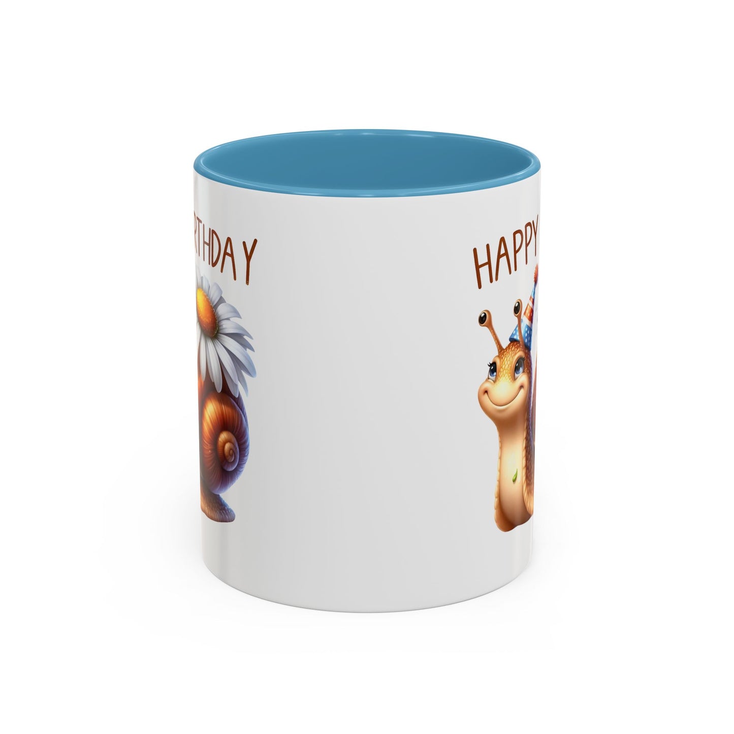 Birthday Mug - Snail Flower