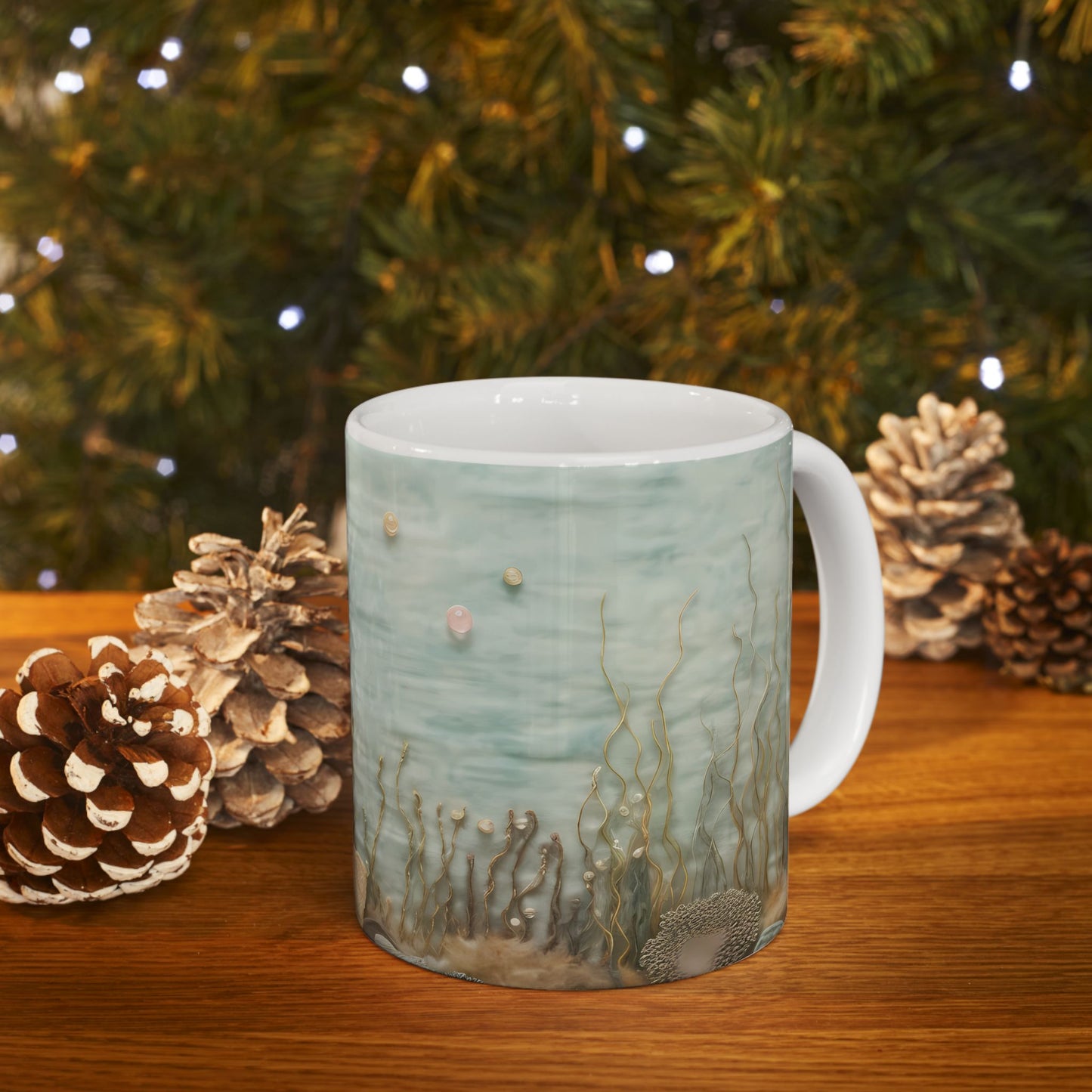Artistic Mug - Felted Mermaid 2