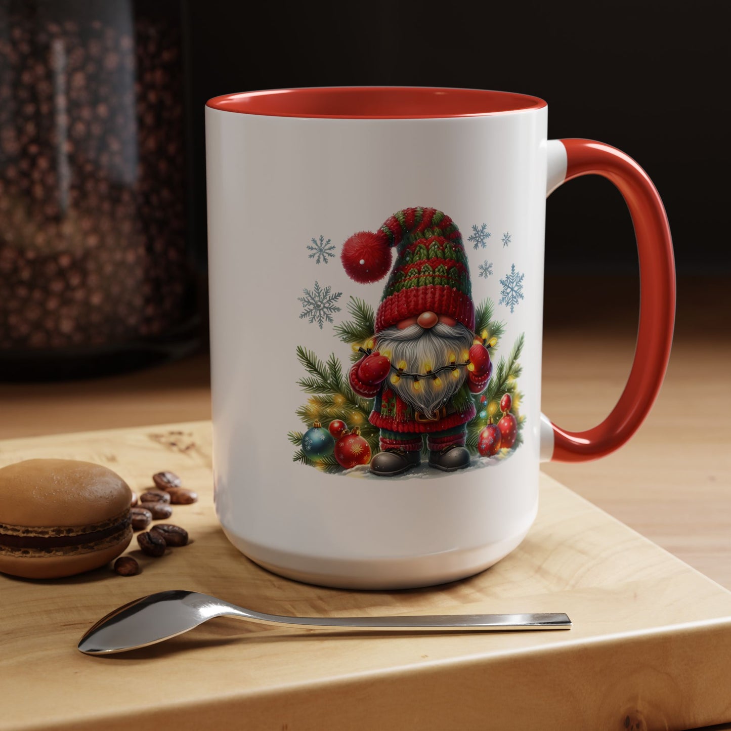 Christmas Mug - Gnome with Christmas Lights