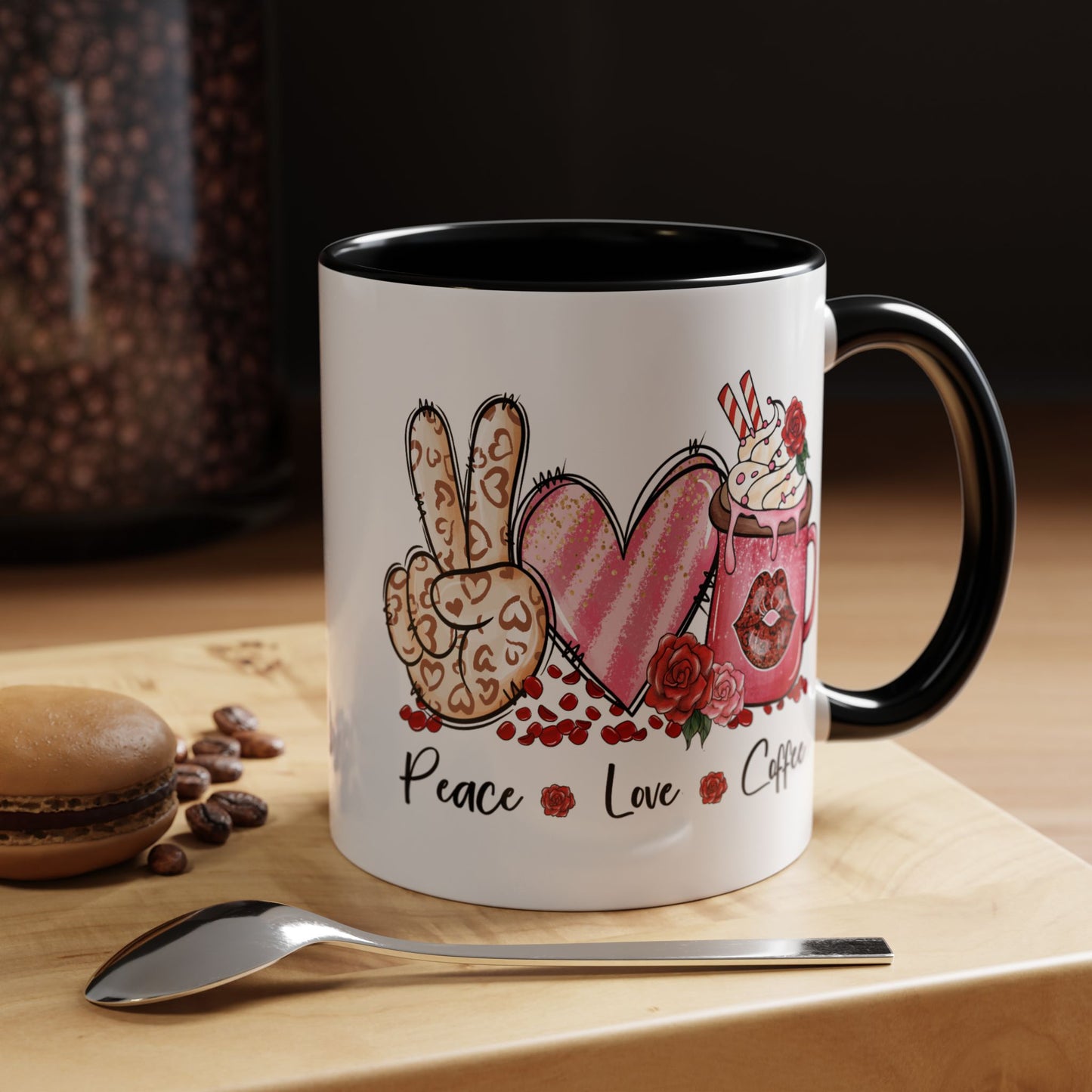 Humor Mug - Peace Love Coffee