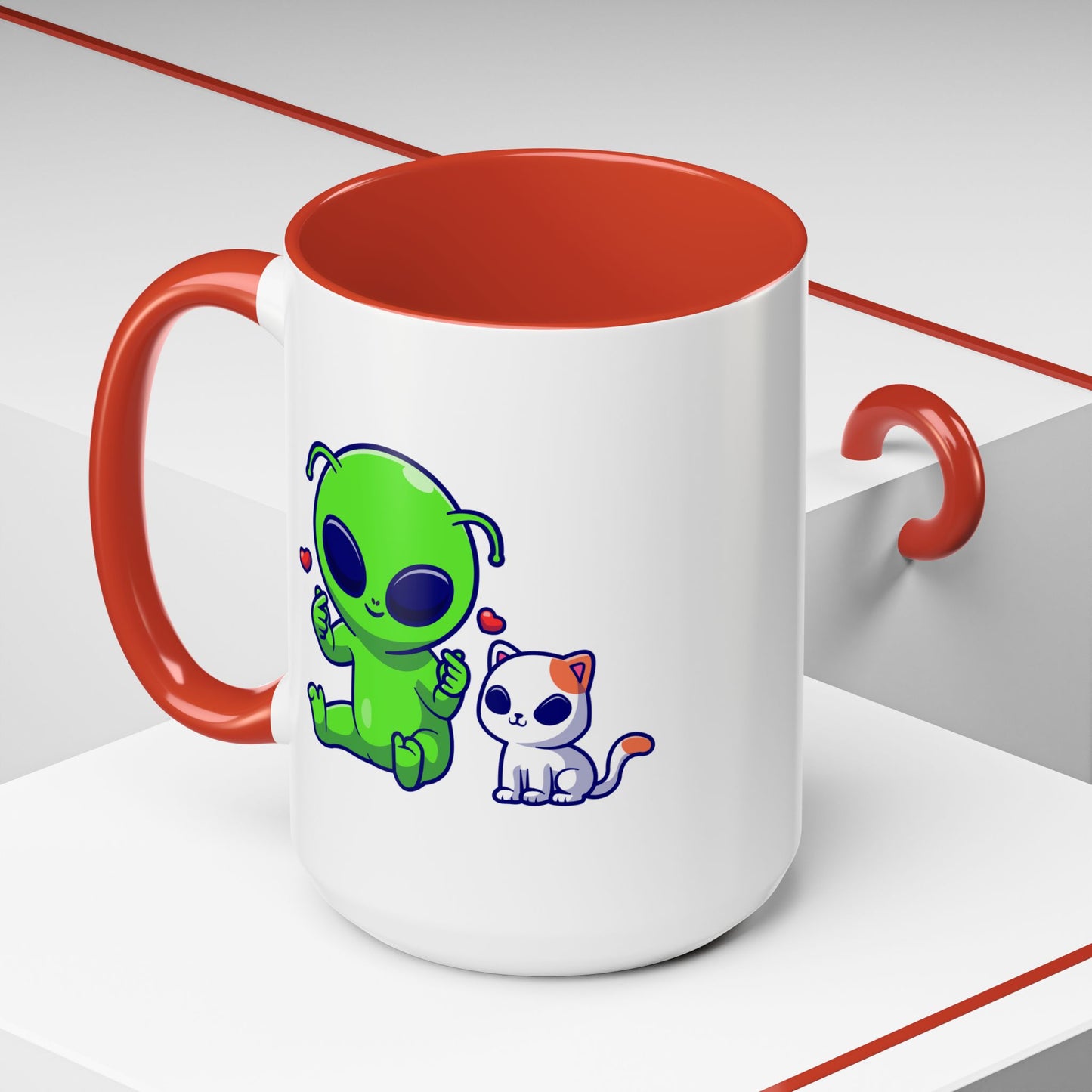 Alien Mug - Cute Alien Cat