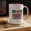 Christmas Mug - Ho Ho Ho Merry Christmas Green & Red Text