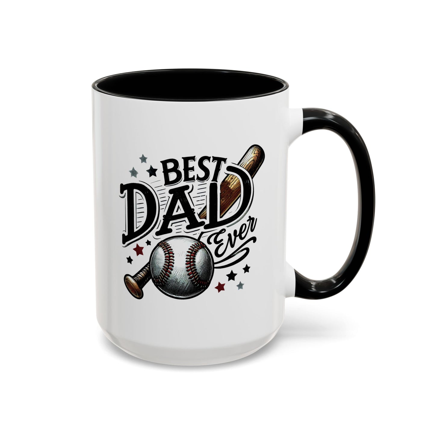 Father's Day Mug - Best Dad Ever Baseball