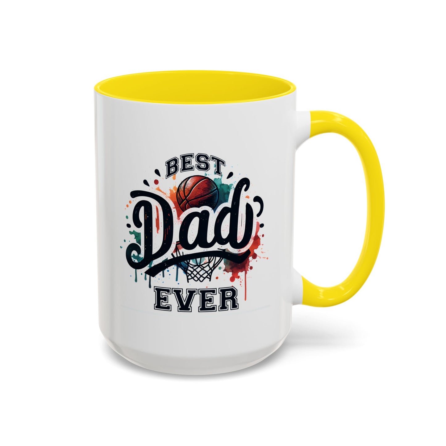 Father's Day Mug - Best Dad Ever Basketball