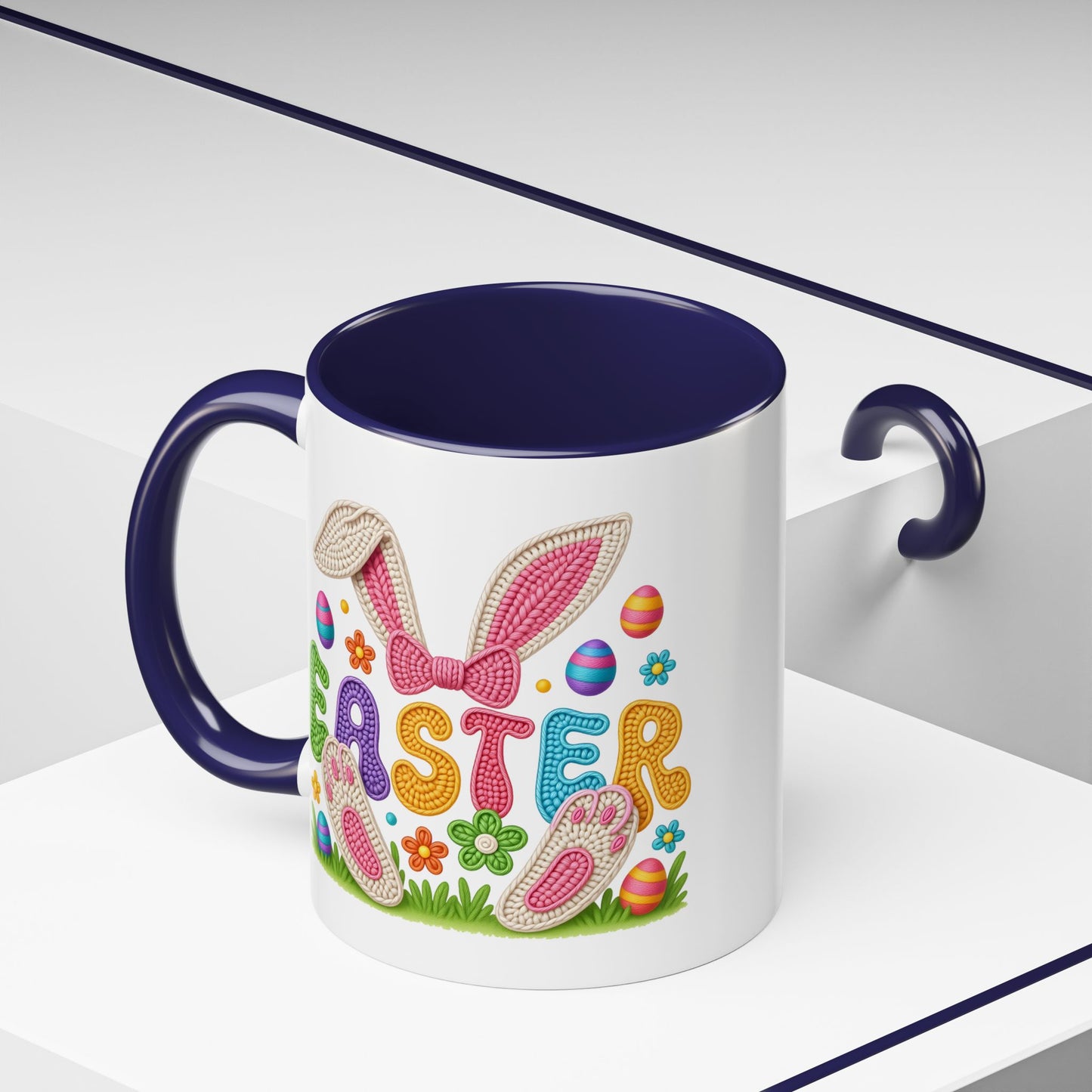 Easter Mug - Yarn Easter Bunny