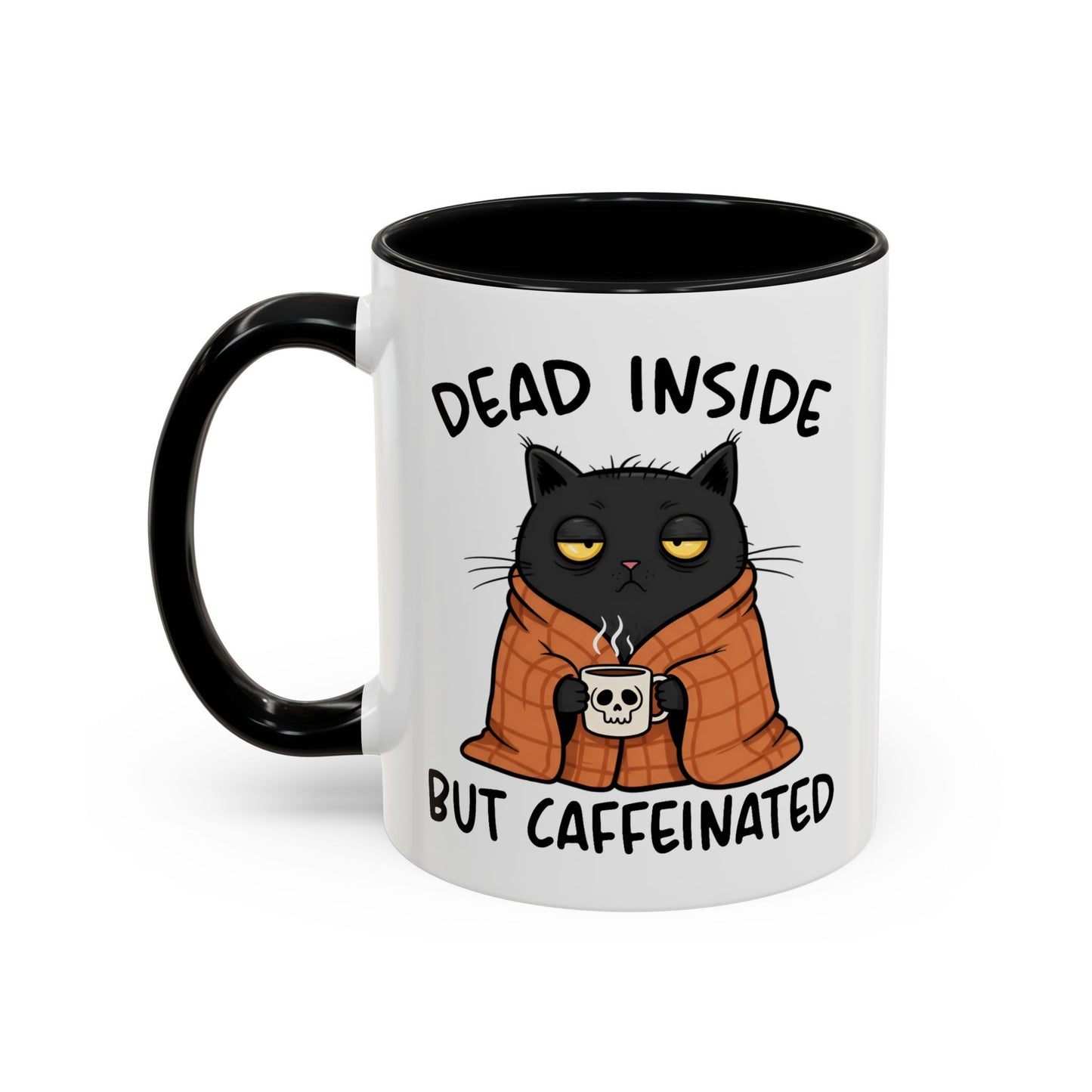 Animal Mug - Dead Inside But Caffeinated