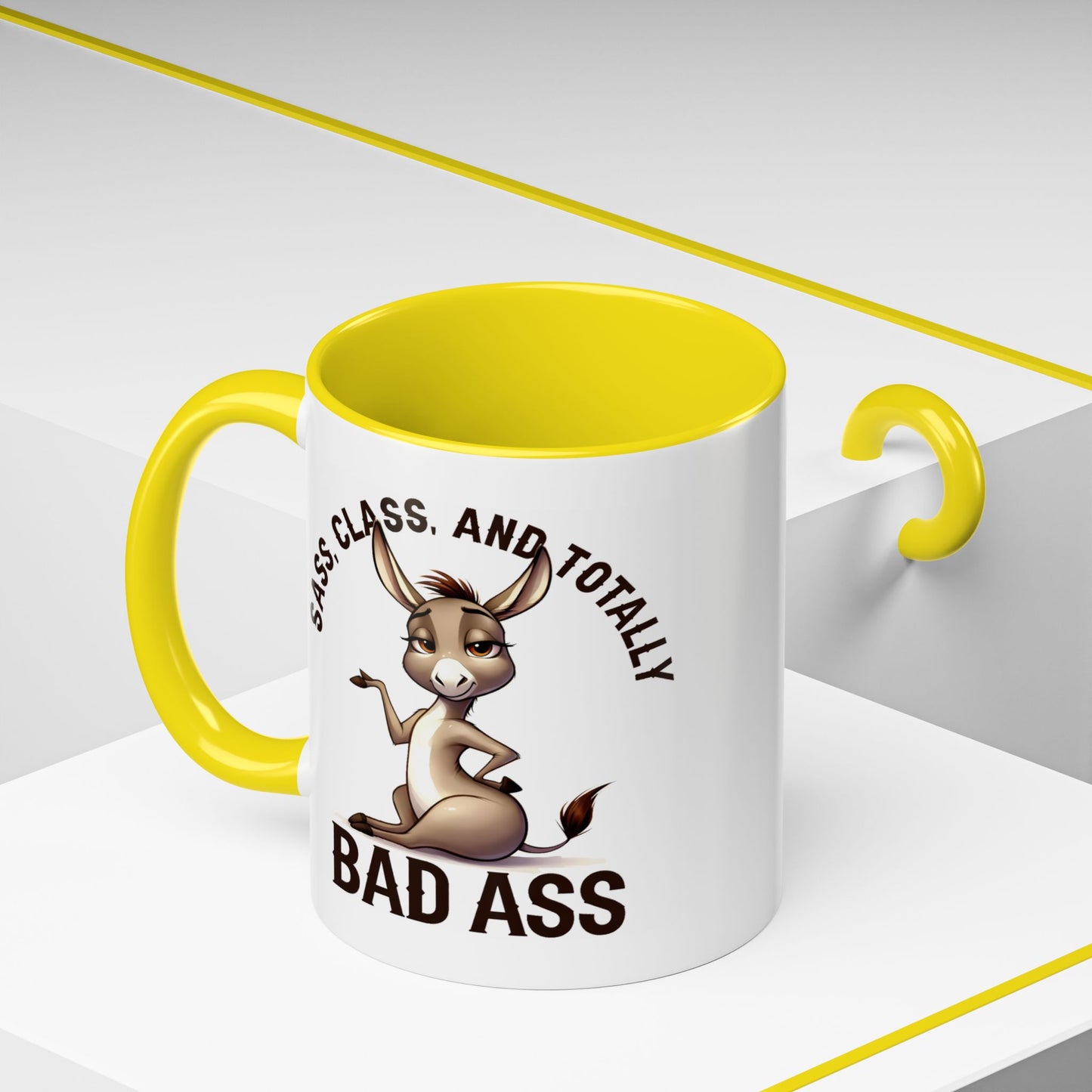 Humor Mug - Sass, Class And Totally Bad Ass Female