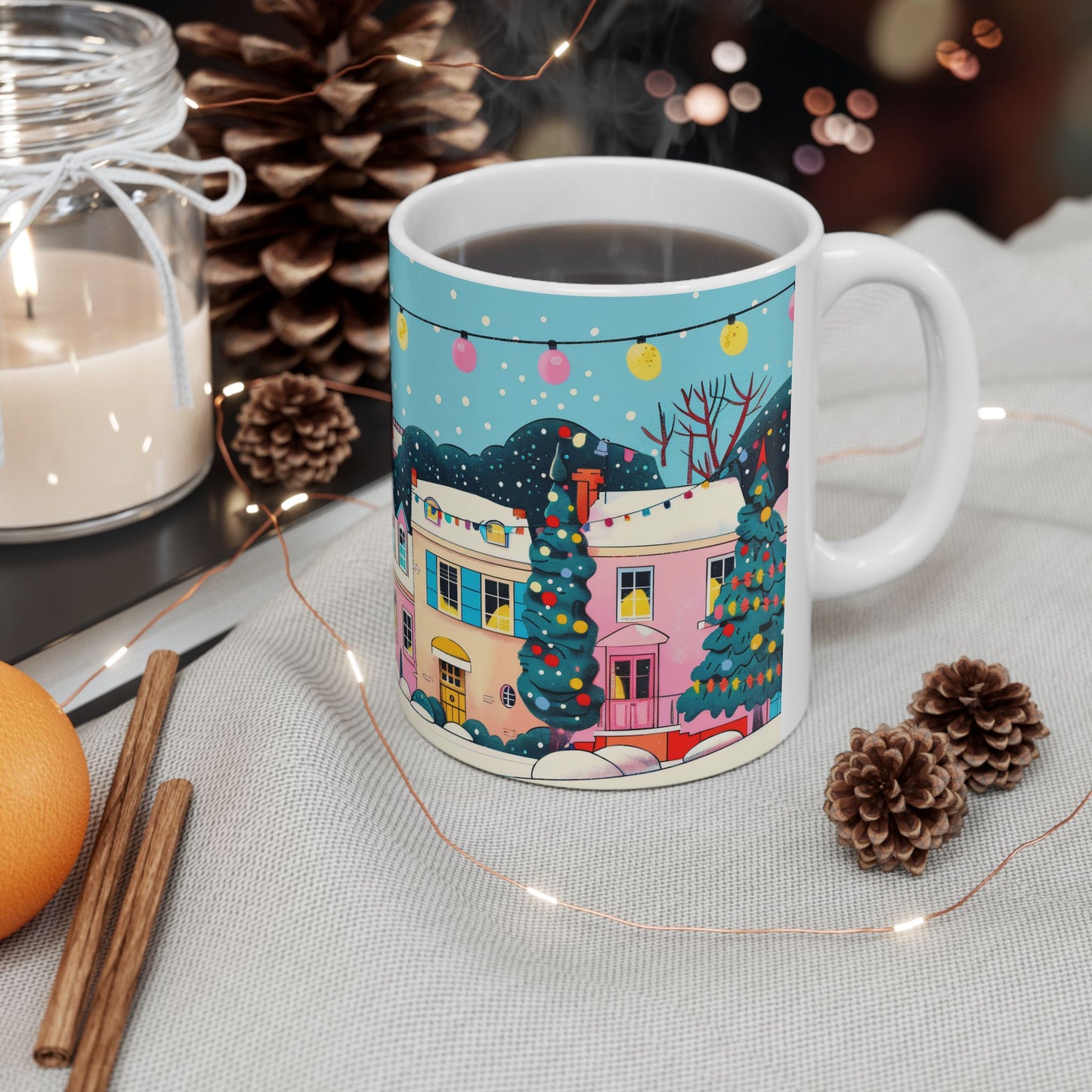 Christmas Mug - Christmas Town Wrap 1