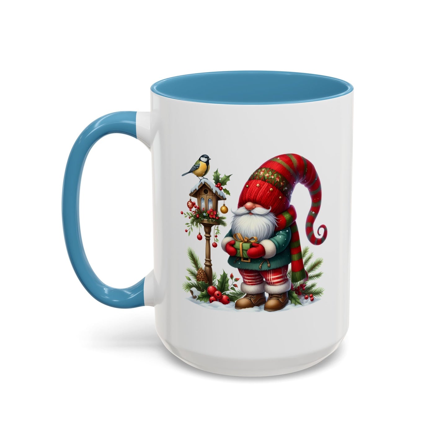 Christmas Mug - Gnome and Birdhouse