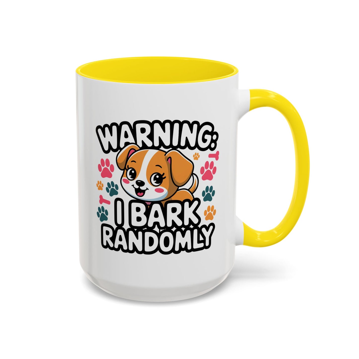 Animal Mug - Warning I Bark Randomly