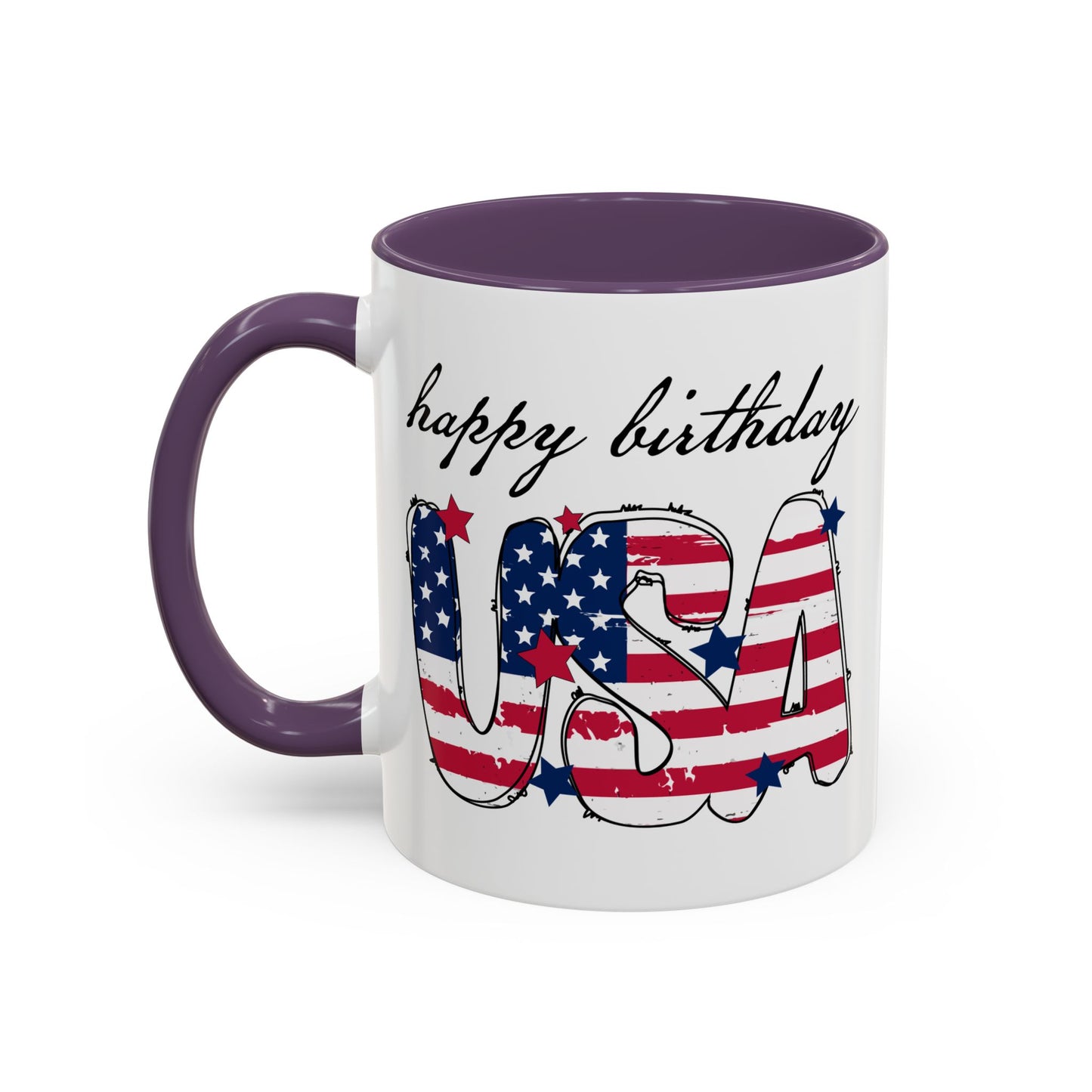4th of July Mug - Happy Birthday USA