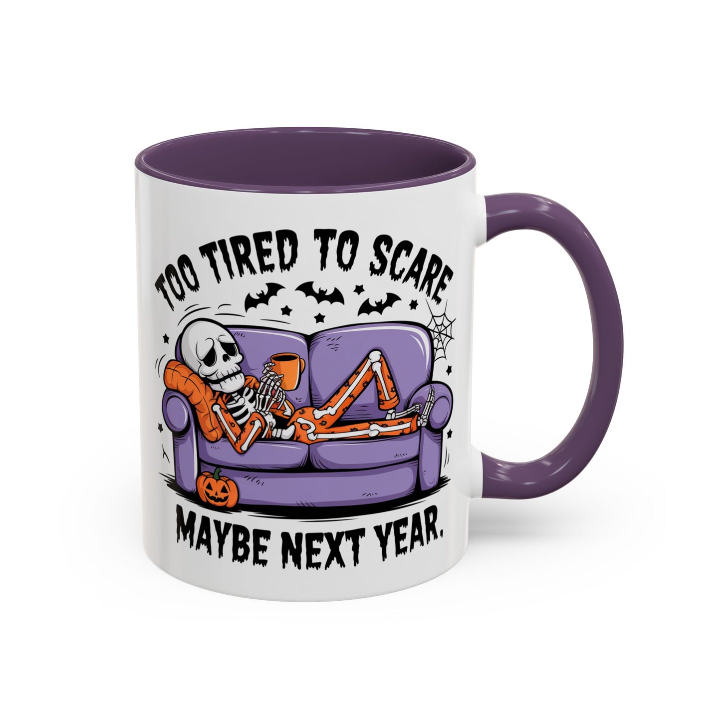 Halloween Mug - Too Tired To Scare