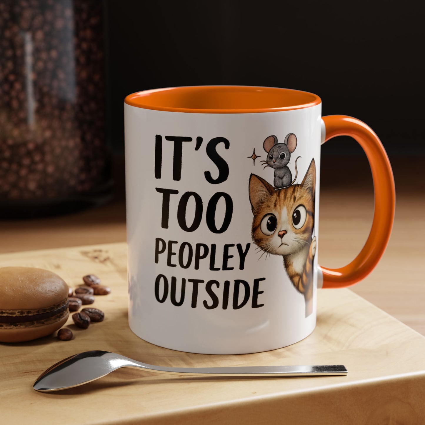Animal Mug - It's Too Peopley Outside
