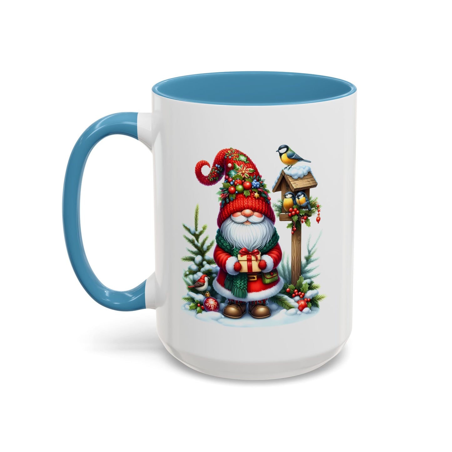 Christmas Mug - Gnome and Birds