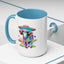 Alien Mug - Multicoloured Cow