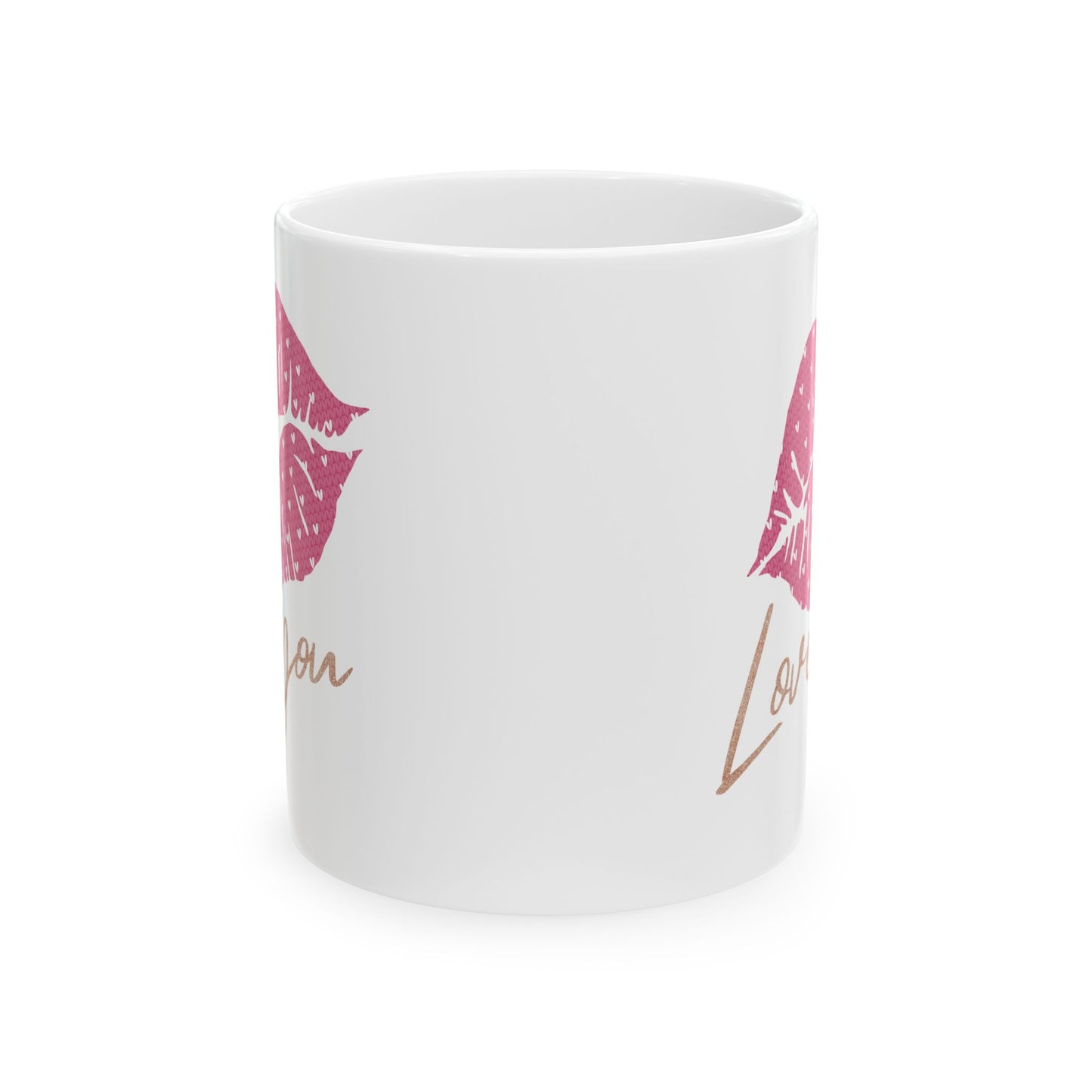 Anniversary Mug - Love You Lips Kiss