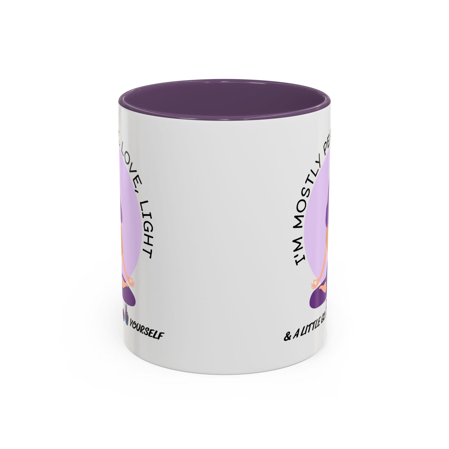 Adult Mug - I'm Mostly Peace, Love, Light