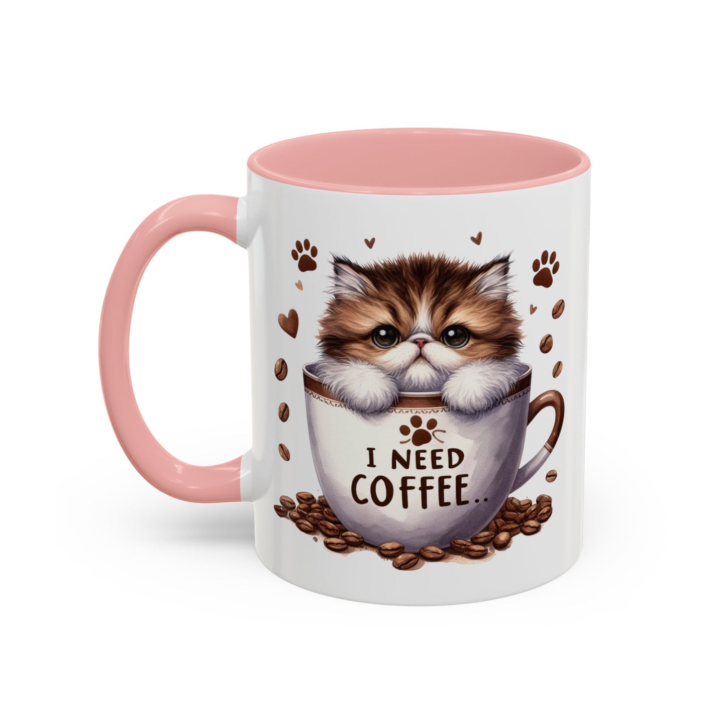 Animal Mug - I Need Coffee Kitten