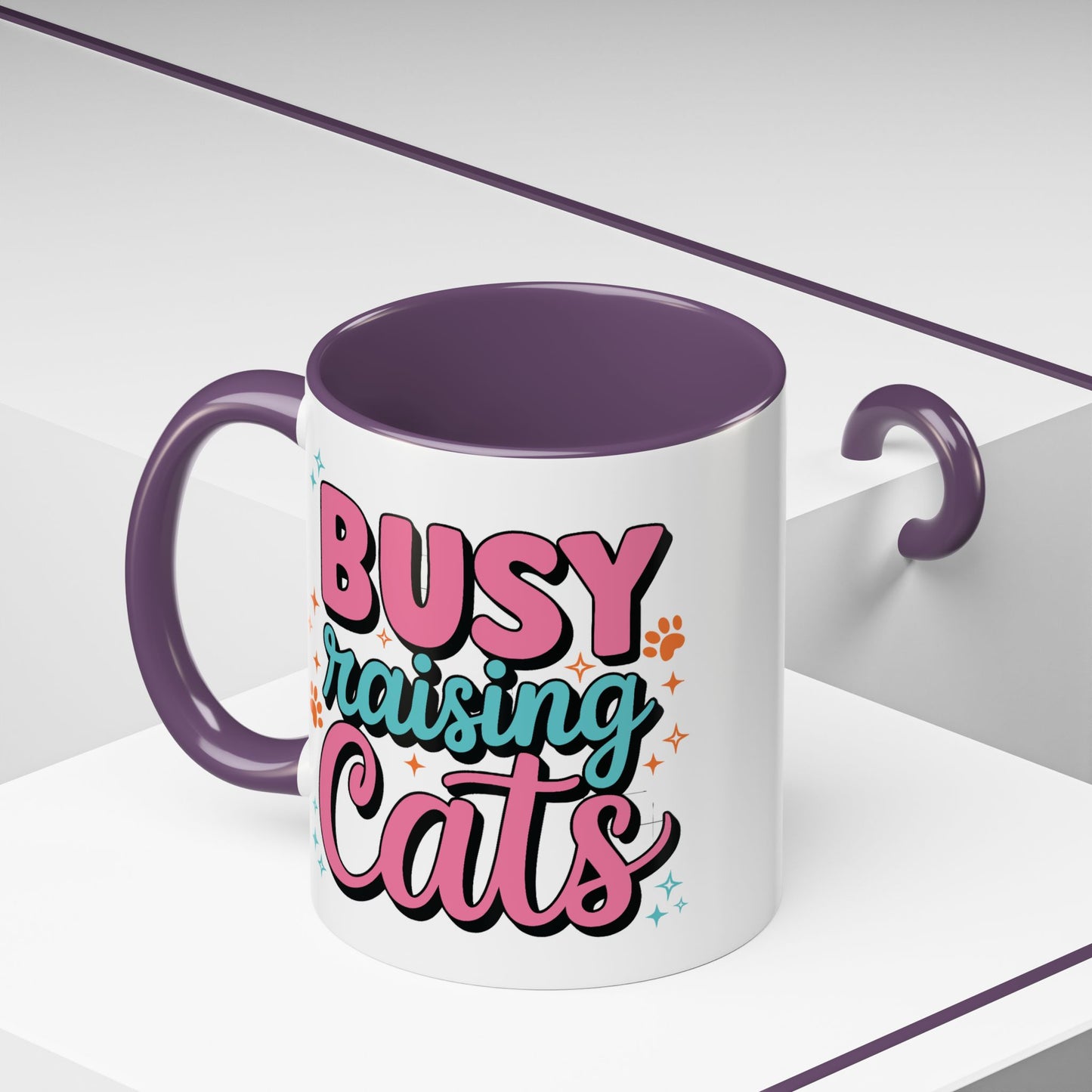 Animal Mug - Busy Raising Cats