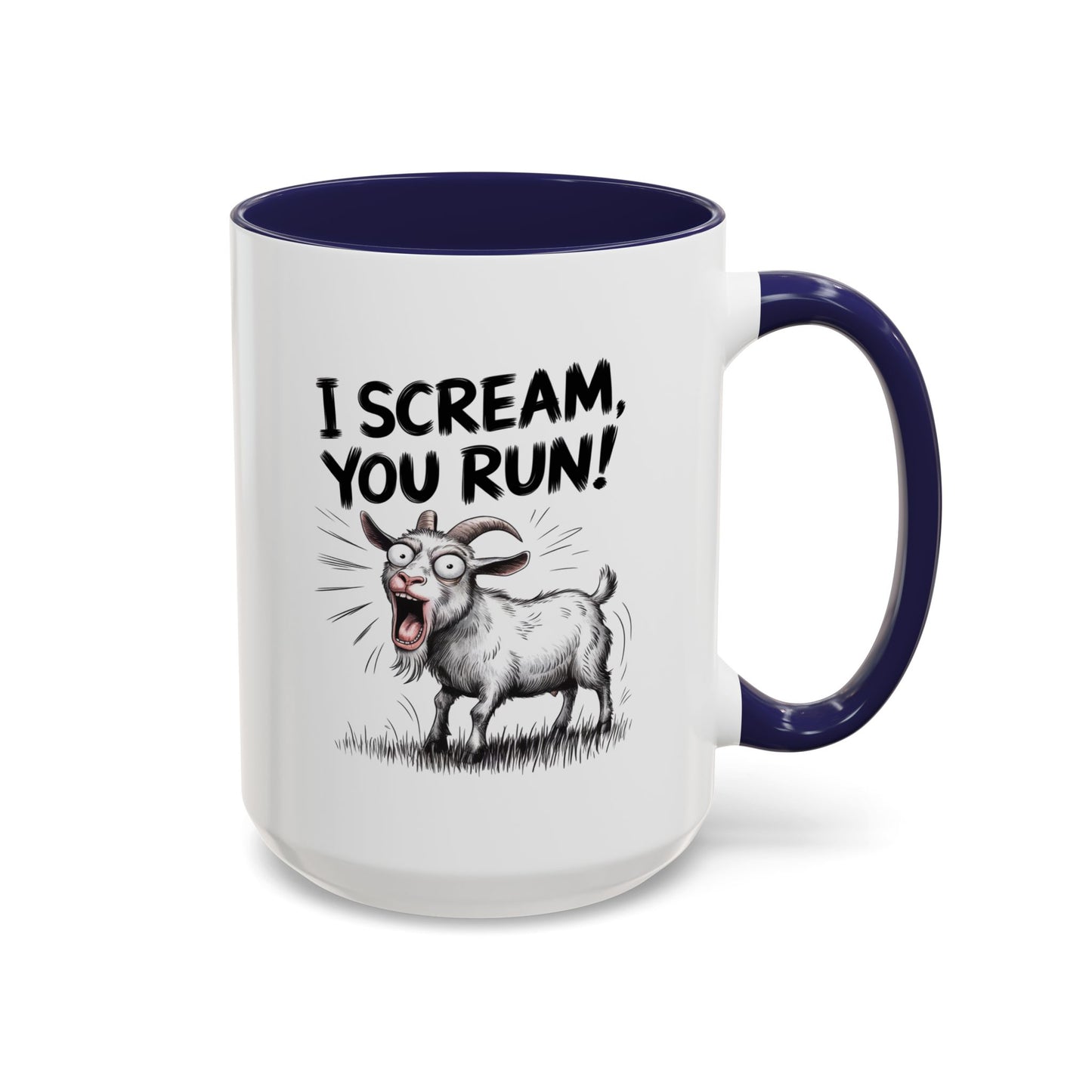 Humor Mug - I Scream, You Run