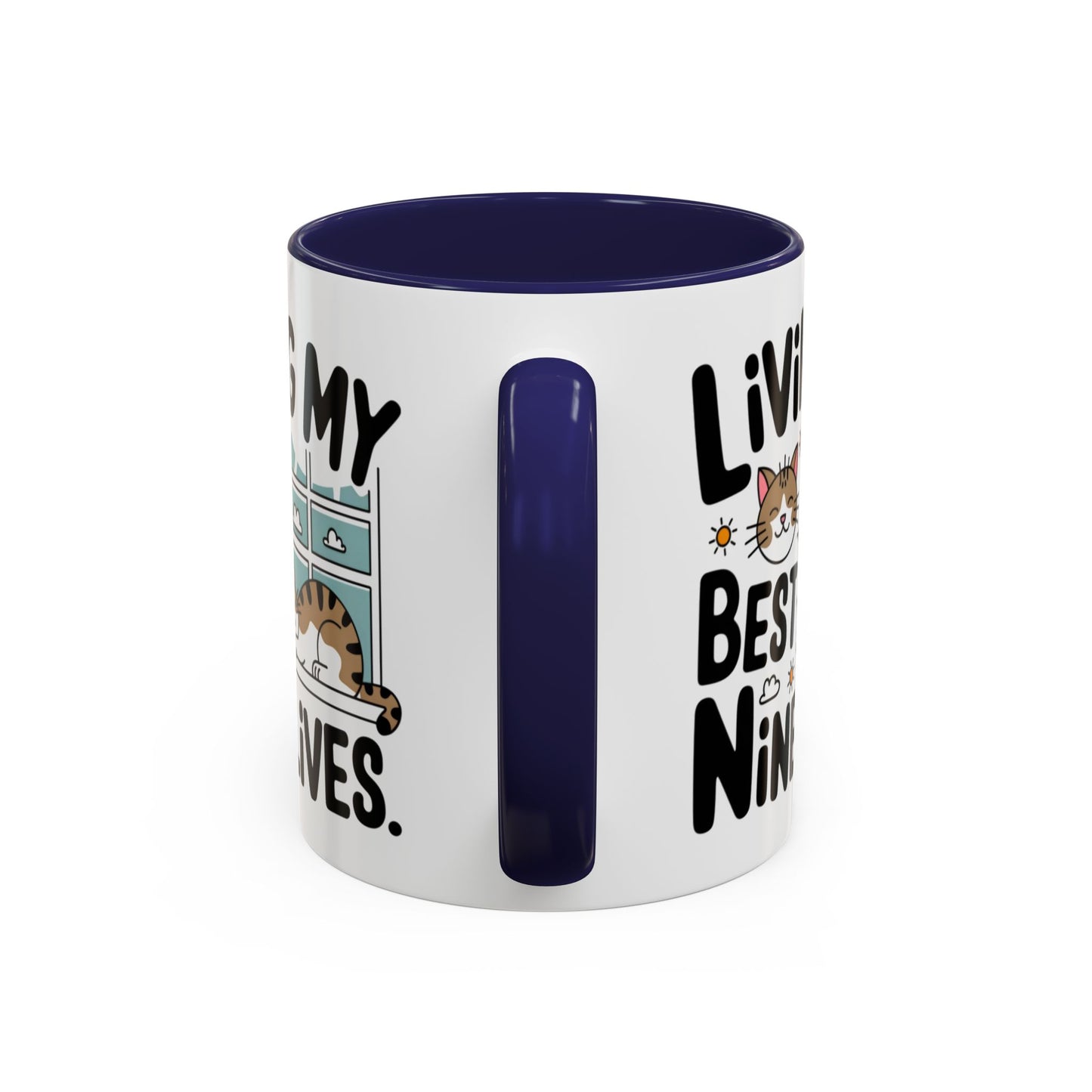 Animal Mug - Living My Best Nine Lives