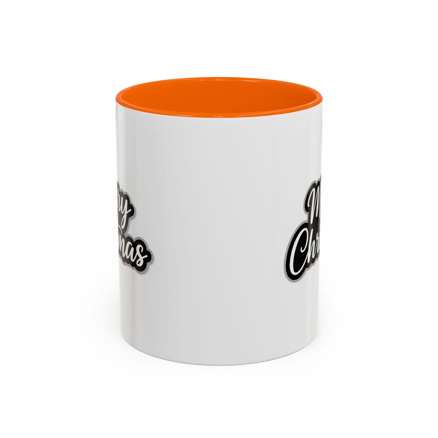Christmas Mug - Merry Christmas White Black & Grey Text