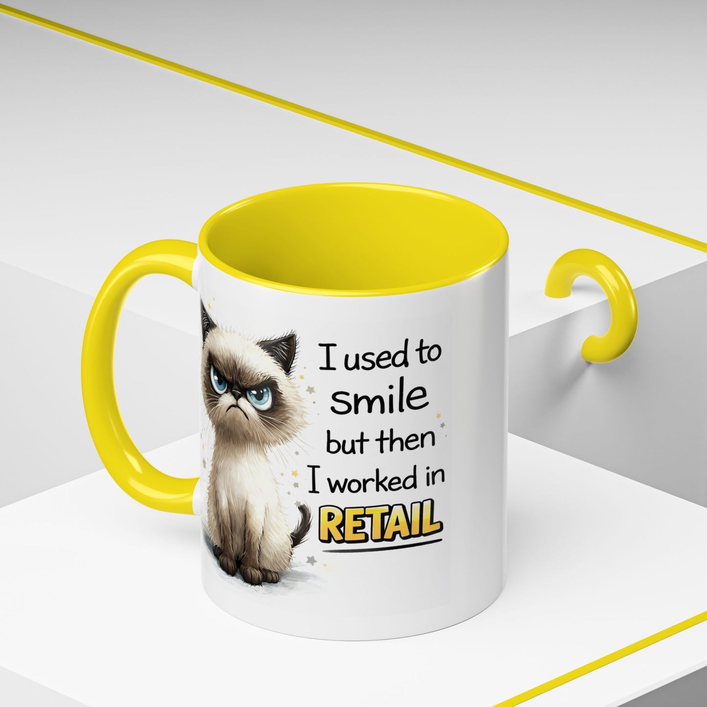 Humor Mug - I Used To Smile
