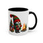 Christmas Mug - Gnome Presents and Fire