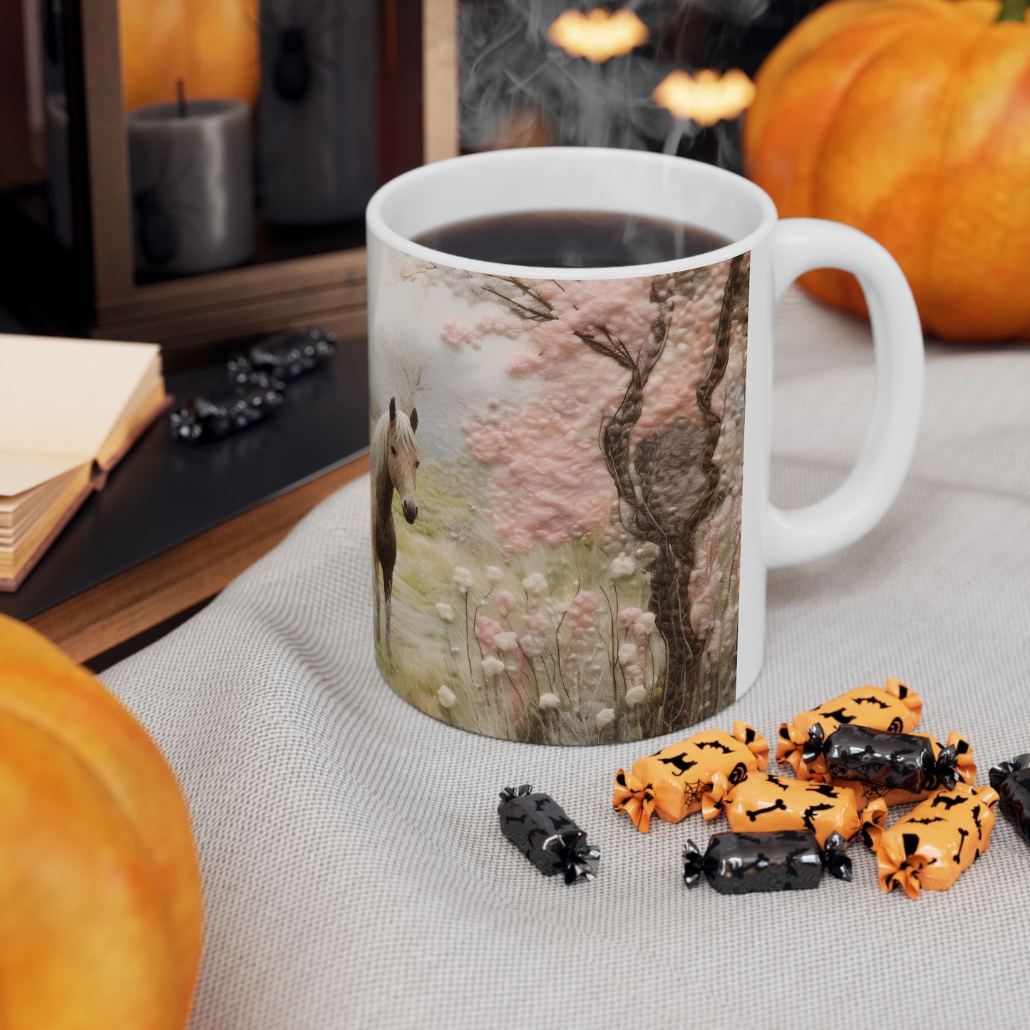 Artistic Mug - Felted Hourse 5