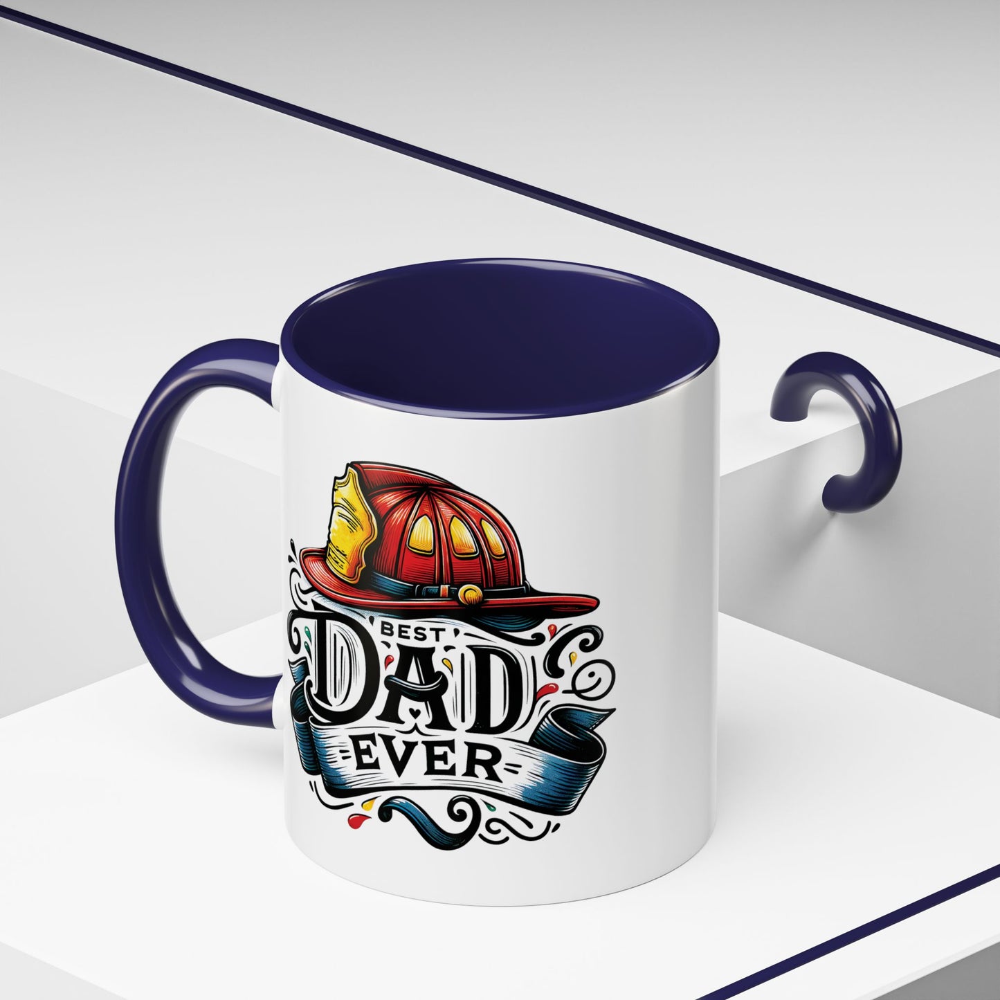 Father's Day Mug - Best Dad Ever Fireman